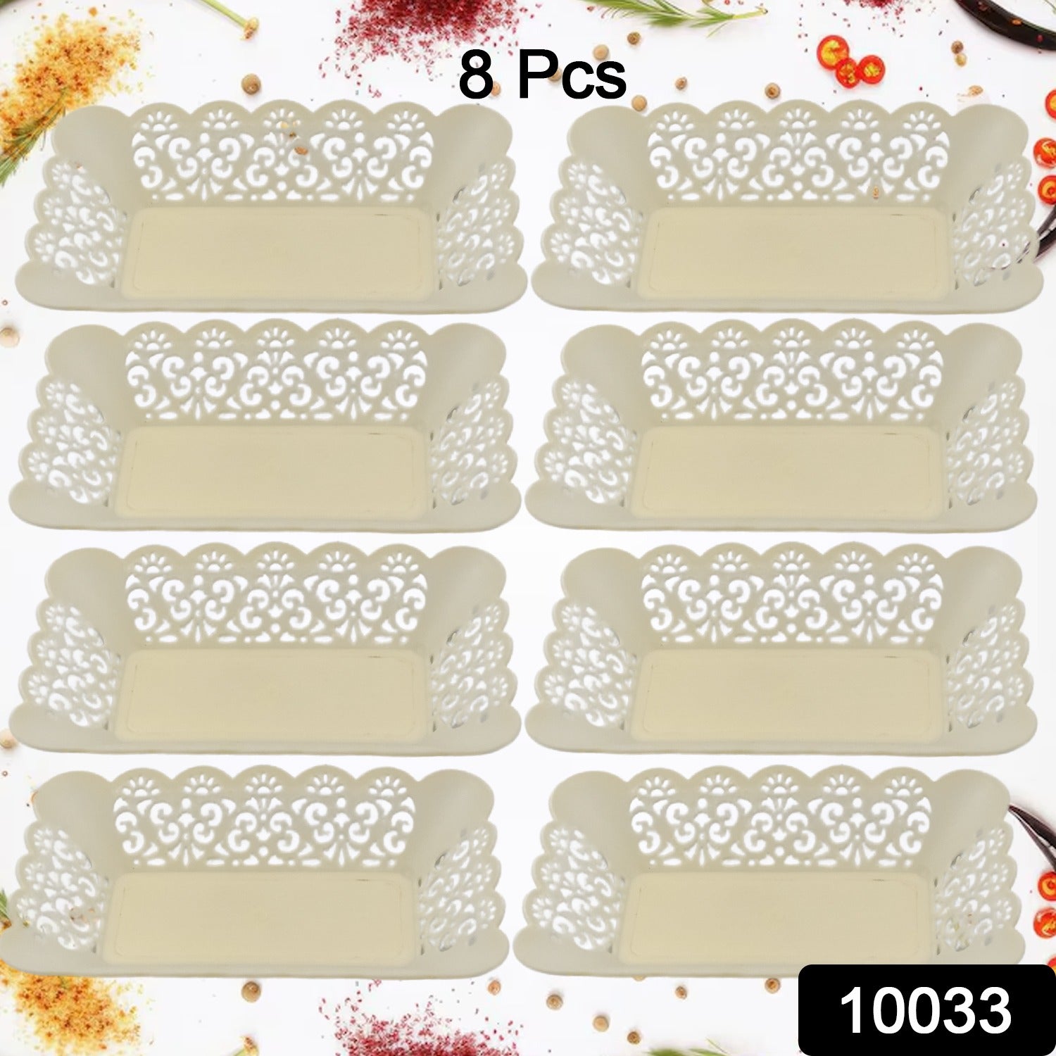 Rectangle Plastic Dinner Plate Snacks / Breakfast, Restaurant Serving Trays Home School Coffee Hotel Kitchen Office (8 Pcs Set) Rectangle Plastic Dinner Plate Snacks / Breakfast, Restaurant Serving Trays Home School Coffee Hotel Kitchen Office (8 Pcs Set)
